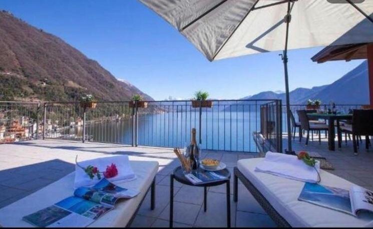 Appartement Luxury Penthouse With Big Terrace à Argegno Extérieur photo